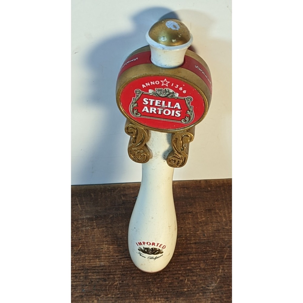 Stella Artois Belgian Lager 7 Inch Wooden Tap Handle